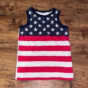 Kids Patriotic Stars and Stripes Tank Top